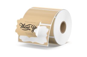 MUNBYN ΘΕΡΜΙΚΕΣ ΕΤΙΚΕΤΕΣ 63,5x38mm 500ετικ. ΚΑΜΠΥΛΩΤΕΣ ΚΡΑΦΤ ΚΑΦΕ